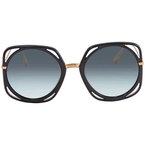 Dior Black Square Ladies 56mm Sunglasses main image 4